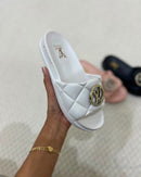 Slide Matelassê Premium — Louis Vuitton